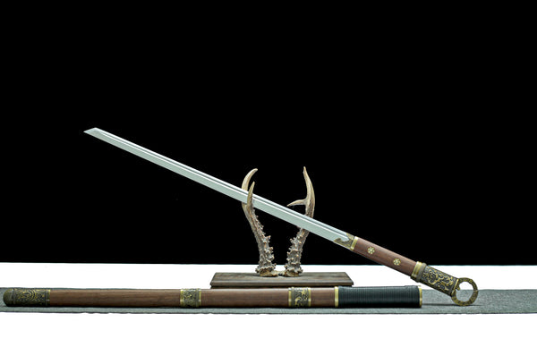 Buried sheath bad man Tang sword manganese steel